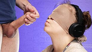 In a blindfolded taste game, my russian classmate tricked me by putting his dick in my mouth and cumming