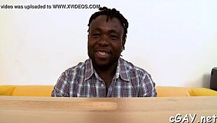 Sophisticated gay fellow endures deep anal drilling