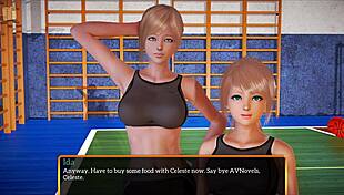 Blonde family game with small tits dynamics