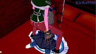 garie taman and maria cadenzavna eve and micha jawkan intense futanari sex - symphogear hentai