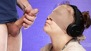 In a blindfolded taste game, my russian classmate tricked me by putting his dick in my mouth and cumming