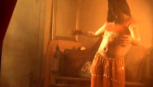 Hey, look at this classic Indian beauty strippin’ down and teasin’ with retro moves on display.