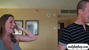 Two big tits ladies had a party and amazing group sex!