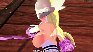 I can't believe Angelwoman is evolving to fuck three Digimon in this fantasy!