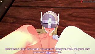 I can't believe Angelwoman is evolving to fuck three Digimon in this fantasy!