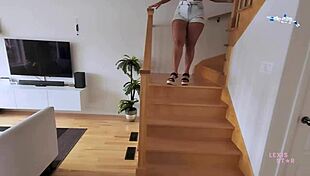 Can you believe my vegan step sister devouring this monster cock?