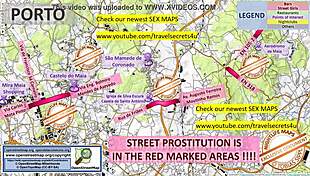 porto portugal street map for massage parlours brothels and prostitutes