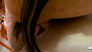 lesbian babes diving into shaved pussies with wild clit licking.