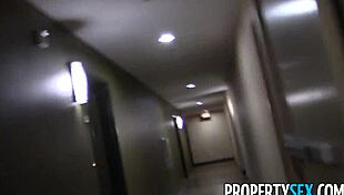 young 18+ real estate agent with big natural tits in homemade sex