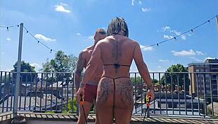 My muscular friend fucked me hard after training. Damn, that was intense!