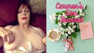 Granny Goldfingers: Vibrator and Dildo Orgasm