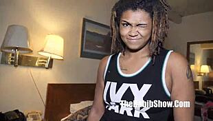 sexy stripper treasure rips clothes in amateur pov striptease