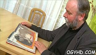 Old Slut Aggressively Licks Young Teen's Pink Pussy in Hardcore Amateur Session