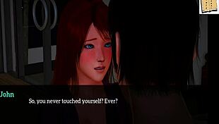 in my new family, small-titted anime girl gets hentai action