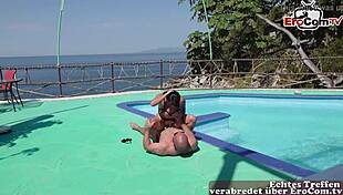 I met this hot Spanish teen for outdoor sex