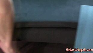 Cute Babe In Heels Teases With Her Natural Big Tits While Using Toys Suggestively