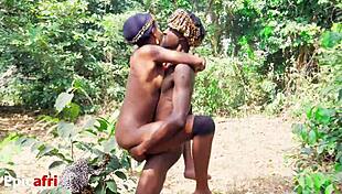 Adam And Eve's First Sex In Garden Of Eden With Ripped Clothes And Wet Pussy