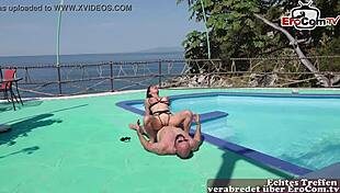 I met this hot Spanish teen for outdoor sex