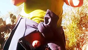 The guy says, 'I'm masturbating so hard right now'