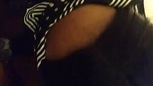 Watch the sexy redbone's bubble butt get assfucked voyeur style.