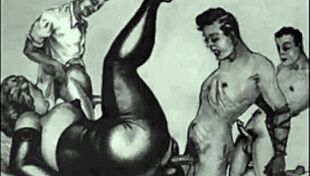 vintage erotic drawings with hentai and anime