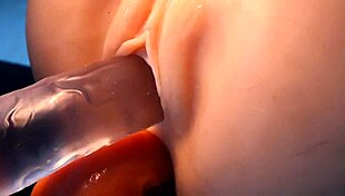 both holes can be used, both can be inserted, it's so intense!