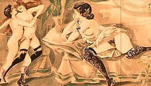 Vintage Erotic Drawings Show Raw Sensual Sketches