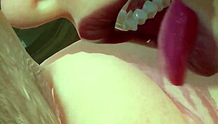 Mature MILF devours young Asian pussy! Her big tits bounce in 3D!