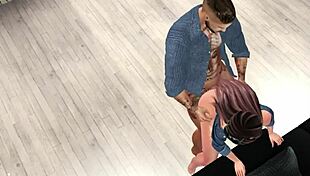 बेबीडॉल ने जोरदार चुदाई की स्ट्रैपオン से ब्लोंड लड़के को पेला