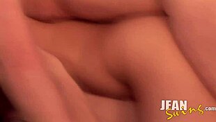 Swinger wife takes two cumming cocks