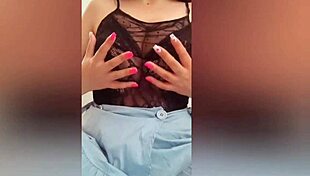 Big natural boobs on homemade camera