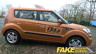 Fake Driving School, Wanna See Her Big Natural Tits?