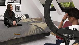 i'm bathing with horny coed sluts in this 3d anime hentai college gameplay, part 2