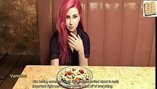 chatting with gorgeous pink haired milf in web cam