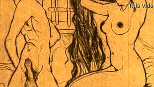 Vintage Erotic Drawings Showcase Classic Anime Style And Sensual Themes