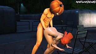 Nami gets completely wrecked in wild hentai cartoon action