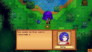 in the stardew valley game, emily explores her desires with the farmer in this second part