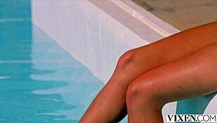 trophy wife honour enjoys some fun positions while her husband is away.