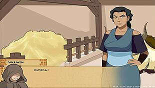 kuvira gets her final fuck and pregnant in this hentai scene, so intense