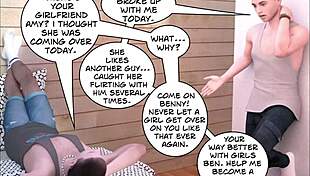 Busty mature's emotional affair with monster cock in 3d comic