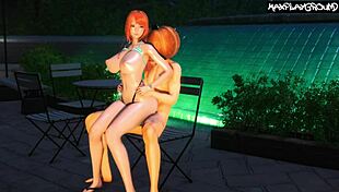 Nami gets completely wrecked in wild hentai cartoon action