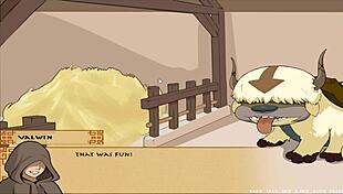 kuvira gets her final fuck and pregnant in this hentai scene, so intense