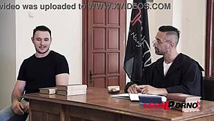 Sexy Lawyer Helena Valentine Negotiates Dp At Court With Horny Babe Aisha Gp362