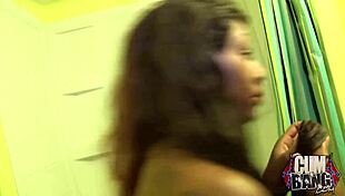 Leilani Leeane Ass Fucked by White Cock, Then Showers