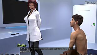 Stranded in space, picking the curvy new girl with huge tits