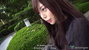 japanese bar girl sneaks to hotel for raw action with stranger