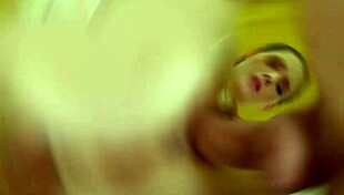 Watch the old american wife get creampied in this cuckold shaved pussy scene