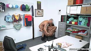 the lp officer fingers ashley's cooch sucking her nipples making her moan... oh yes!