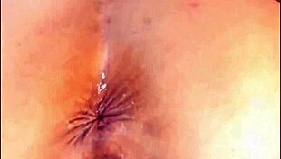 INSANE! Horny Slut Fingers and Winks Her Huge Asshole in Close-Up