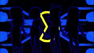 Horny Pacman ghost girls dance seductively in anime hentai phases